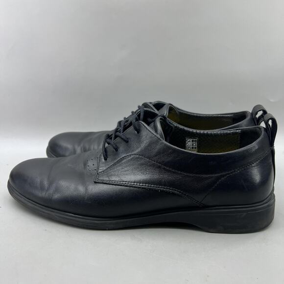 Amberjack The Original Oxford Men Size 11 M Black Leather Lace Comfort Shoes main image 5
